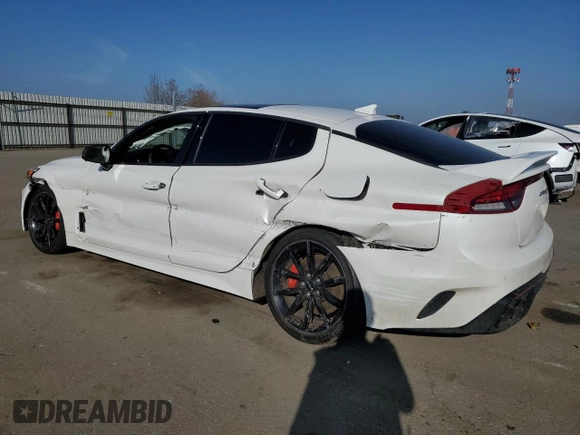 2022 Kia Stinger GT2 with VIN KNAE55LC6N6112488, listed as a Copart auction lot 84086904 with 31,244 mi miles and Salvage Title. Bid and sale history available at DreamBid. Image 2.