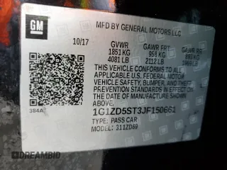 2018 Chevrolet Malibu LT with VIN 1G1ZD5ST3JF150661, listed as a Copart auction lot 51804205 with 59,593 mi miles and Clean Title. Bid and sale history available at carsss.com. Image 12.