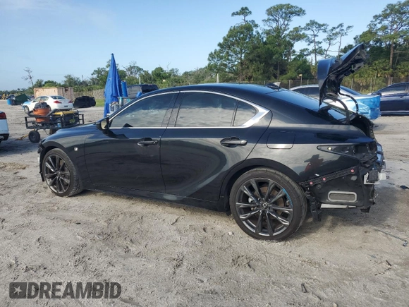 2022 Lexus IS 350 F Sport z VIN JTHGZ1B25N5058137, wystawiony jako Copart lot #52541375 z przebiegiem 121 963 mil mil oraz Szkoda całkowita • Salvage title. Historia ofert i sprzedaży dostępna na DreamBid. Obrazek 2.