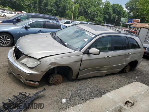 2008 Chrysler Pacifica with VIN 2A8GM78X68R658199, listed as a Copart auction lot 62689435 with 126,562 mi miles and Salvage title. Bid and sale history available at DreamBid. Image 1.