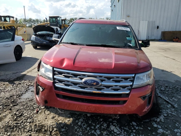 2018 Ford Explorer XLT with VIN 1FM5K8DH7JGA38831, listed as a Copart auction lot 55629985 with Not Provided miles and Clean Title. Bid and sale history available at DreamBid. Image 5.