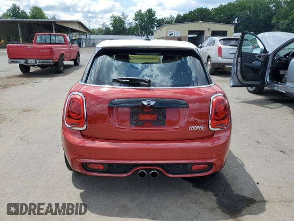2016 MINI Hardtop 4 Door S with VIN WMWXU3C57G2D28848, listed as a Copart auction lot 66030565 with 34,448 mi miles and Salvage title. Bid and sale history available at DreamBid. Image 6.