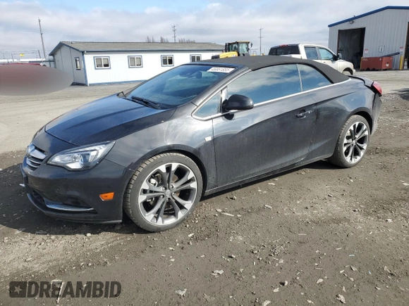 2016 Buick Cascada Premium with VIN W04WT3N52GG137847, listed as a Copart auction lot 46861855 with 39,378 mi miles and Salvage Title. Bid and sale history available at DreamBid. Image 1.