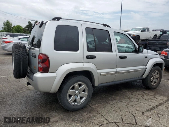 2005 Jeep Liberty Limited z VIN 1J4GL58K15W650799, wystawiony jako Copart lot #56036635 z przebiegiem 147 321 mil mil oraz Szkoda całkowita • Salvage title. Historia ofert i sprzedaży dostępna na DreamBid. Obrazek 3.