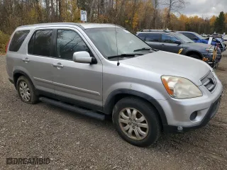 2006 Honda CR-V EX SE with VIN JHLRD78966C805583, listed as a Copart auction lot 77495894 with 412,012 mi miles and Salvage Title. Bid and sale history available at carsss.com. Image 4.