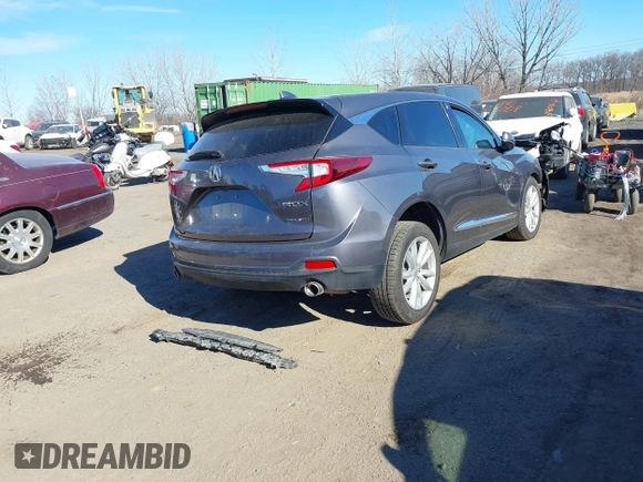 2021 Acura RDX with VIN 5J8TC2H34ML000734, listed as a IAAI auction lot 41448964 with 37,831 mi miles and . Bid and sale history available at DreamBid. Image 4.