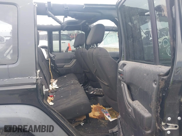 2014 Jeep Wrangler Unlimited Sport with VIN 1C4BJWDGXEL294965, listed as a IAAI auction lot 41908152 with 243,546 mi miles and . Bid and sale history available at DreamBid. Image 8.