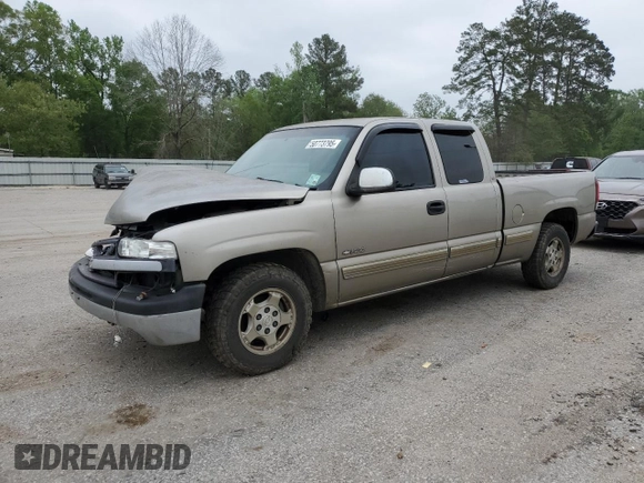 2002 Chevrolet Silverado 1500 LS with VIN 2GCEC19V621295145, listed as a Copart auction lot 50773795 with 245,920 mi miles and Salvage Title. Bid and sale history available at DreamBid. Image 1.