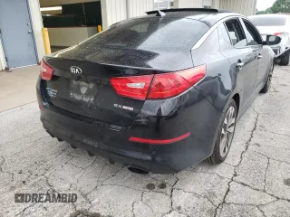 2015 Kia Optima SXL Turbo with VIN 5XXGR4A64FG365125, listed as a Copart auction lot 48464265 with Not Provided miles and Non Repairable. Bid and sale history available at carsss.com. Image 4.