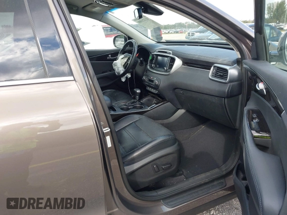 2019 Kia Sorento EX Sport V6 with VIN 5XYPH4A56KG525795, listed as a IAAI auction lot 41321008 with 66,583 mi miles. Bid and sale history available at carsss.com. Image 5.