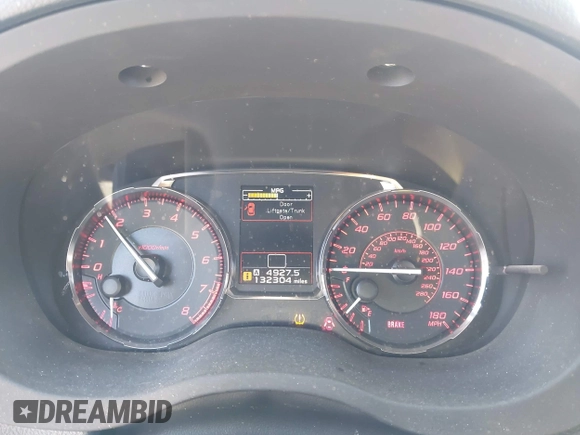 2017 Subaru WRX with VIN JF1VA1B6XH9821940, listed as a IAAI auction lot 42163904 with 132,304 mi miles and . Bid and sale history available at DreamBid. Image 7.