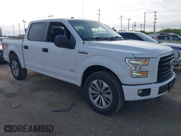 2017 Ford F-150 XL with VIN 1FTEW1EP8HKD07013, listed as a IAAI auction lot 42619279 with 103,750 mi miles and . Bid and sale history available at DreamBid. Image 1.