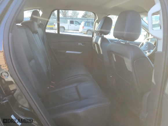 2014 Ford Edge SEL with VIN 2FMDK4JC9EBB85985, listed as a Copart auction lot 46152195 with 136,808 mi miles and Salvage Title. Bid and sale history available at carsss.com. Image 12.