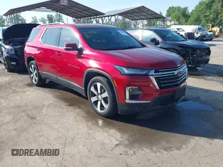 2022 Chevrolet Traverse LT with VIN 1GNEVHKW9NJ146039, listed as a IAAI auction lot 42237408 with 42,550 mi miles and . Bid and sale history available at DreamBid. Image 1.