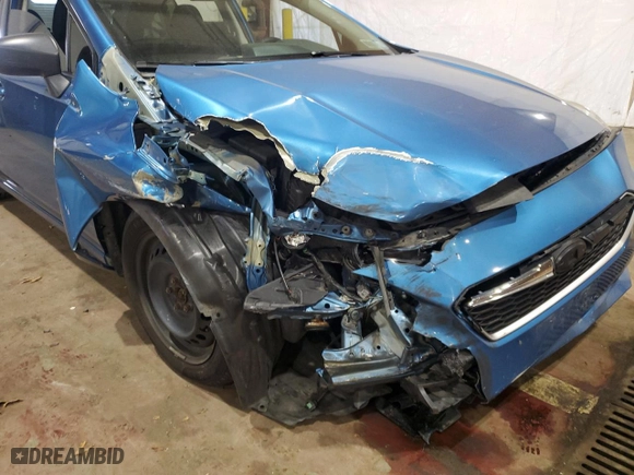 2017 Subaru Impreza with VIN 4S3GTAA64H1716565, listed as a Copart auction lot 82158524 with 0 mi miles and Salvage Title. Bid and sale history available at carsss.com. Image 9.