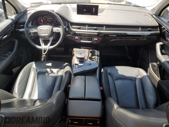 2018 Audi Q7 Prestige with VIN WA1VAAF71JD017682, listed as a Copart auction lot 58713945 with 120,610 mi miles and Salvage title. Bid and sale history available at DreamBid. Image 8.