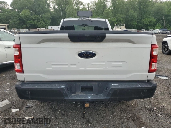 2022 Ford F-150 XL with VIN 1FTMF1CB5NKD89975, listed as a Copart auction lot 57443525 with 65,183 mi miles and Clean title. Bid and sale history available at DreamBid. Image 6.