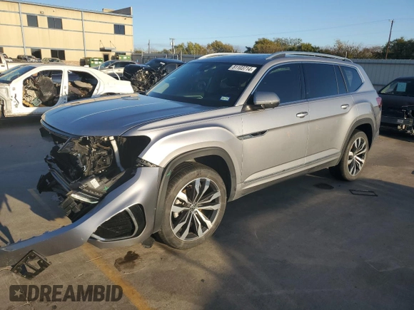 2023 Volkswagen Atlas SEL Premium R-Line z VIN 1V2FR2CA2PC507537, wystawiony jako Copart lot #81103714 z przebiegiem 28 553 mil mil oraz Szkoda całkowita • Salvage title. Historia ofert i sprzedaży dostępna na DreamBid. Obrazek 1.