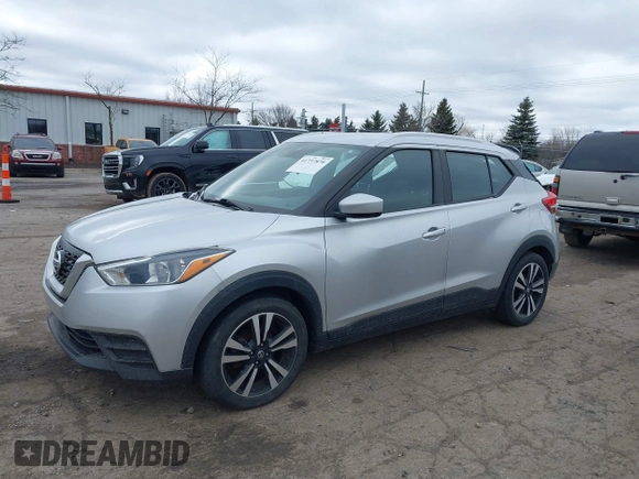 2020 Nissan Kicks SV with VIN 3N1CP5CV1LL502166, listed as a IAAI auction lot 41737870 with 49,722 mi miles. Bid and sale history available at carsss.com. Image 2.