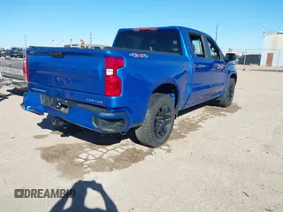 2022 Chevrolet Silverado 1500 Custom with VIN 3GCPDBEK3NG631658, listed as a IAAI auction lot 41647603 with 1 mi miles. Bid and sale history available at carsss.com. Image 4.