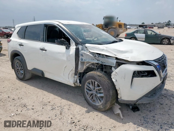2022 Nissan Rogue S with VIN 5N1BT3AA7NC700589, listed as a Copart auction lot 57285035 with 39,403 mi miles and Salvage title. Bid and sale history available at DreamBid. Image 4.