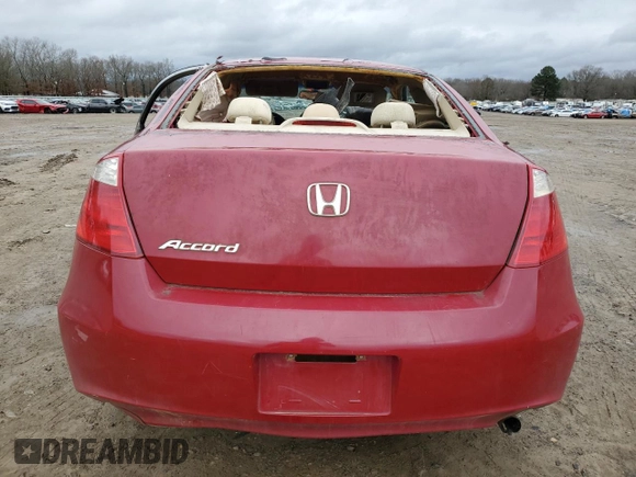 2009 Honda Accord LX-S with VIN 1HGCS12329A004421, listed as a Copart auction lot 43628725 with Not Provided miles and Salvage Title. Bid and sale history available at DreamBid. Image 6.