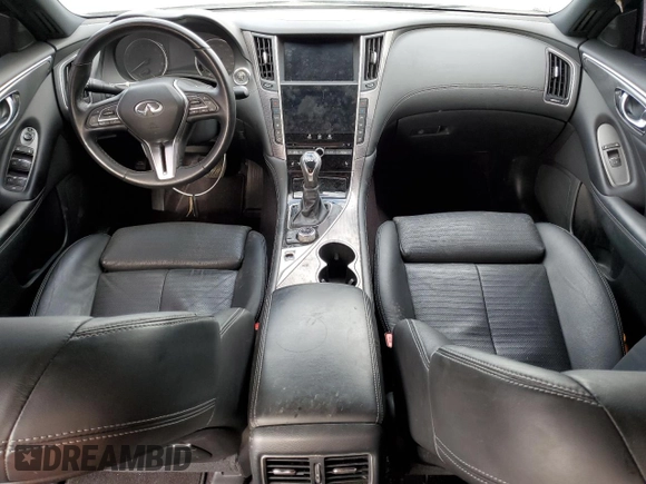 2020 Infiniti Q50 3.0t SPORT with VIN JN1EV7AP1LM205936, listed as a Copart auction lot 86048344 with 75,900 mi miles and Salvage Title. Bid and sale history available at carsss.com. Image 8.
