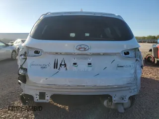2021 Hyundai Santa Fe Hybrid Blue with VIN KM8S2DA15MU011183, listed as a Copart auction lot 85364184 with 50,130 mi miles and Salvage Title. Bid and sale history available at carsss.com. Image 6.