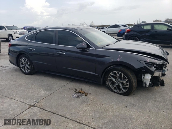 2020 Hyundai Sonata SEL z VIN 5NPEF4JA9LH031676, wystawiony jako Copart lot #53387655 z przebiegiem 61 796 mil mil oraz Szkoda całkowita • Salvage title. Historia ofert i sprzedaży dostępna na DreamBid. Obrazek 4.