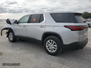 2022 Chevrolet Traverse LS with VIN 1GNERFKW5NJ120174, listed as a Copart auction lot 80932704 with 0 mi miles and Non Repairable. Bid and sale history available at carsss.com. Image 2.