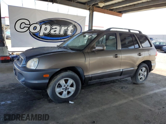 2005 Hyundai Santa Fe GLS with VIN KM8SC13D75U912706, listed as a Copart auction lot 57878555 with 134,565 mi miles and Clean title. Bid and sale history available at DreamBid. Image 1.