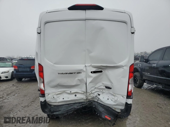 2023 Ford Transit Cargo with VIN 1FTBR1C89PKB17919, listed as a Copart auction lot 44934725 with Not Provided miles and Non Repairable. Bid and sale history available at carsss.com. Image 6.