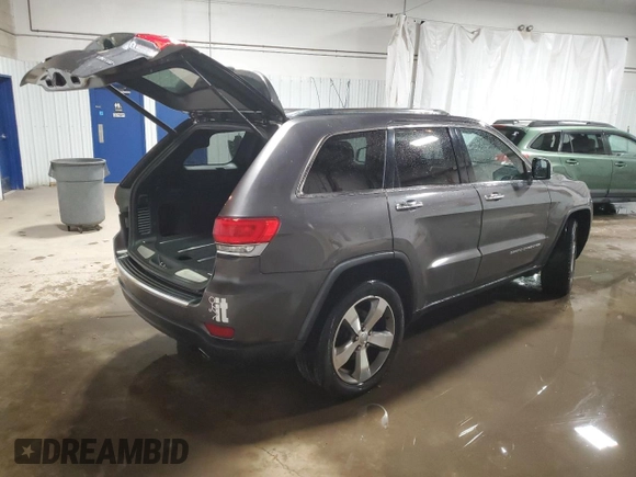 2014 Jeep Grand Cherokee Limited with VIN 1C4RJFBT8EC384064, listed as a Copart auction lot 44173625 with 198,428 mi miles and Salvage title. Bid and sale history available at DreamBid. Image 3.