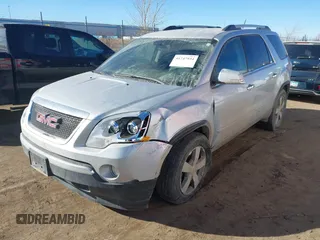 2011 GMC Acadia SLT1 with VIN 1GKKVRED0BJ387824, listed as a IAAI auction lot 41747934 with 127,432 mi miles. Bid and sale history available at carsss.com. Image 2.