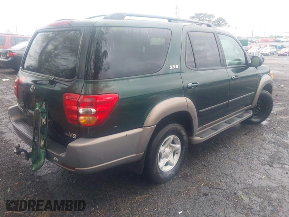 2002 Toyota Sequoia SR5 with VIN 5TDZT34A72S136628, listed as a IAAI auction lot 41978559 with 407,079 mi miles and . Bid and sale history available at DreamBid. Image 4.