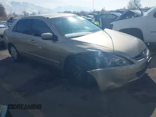 2003 Honda Accord LX z VIN 1HGCM56373A038373, wystawiony jako IAAI lot #41647654 z przebiegiem 195 864 mil mil oraz . Historia ofert i sprzedaży dostępna na DreamBid. Obrazek 1.