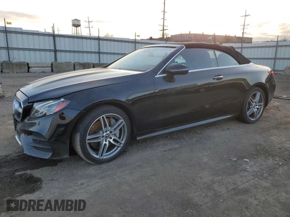 2020 Mercedes-Benz E-Class E 450 with VIN WDD1K6JB4LF125866, listed as a Copart auction lot 82025594 with 24,813 mi miles and Salvage Title. Bid and sale history available at carsss.com. Image 1.