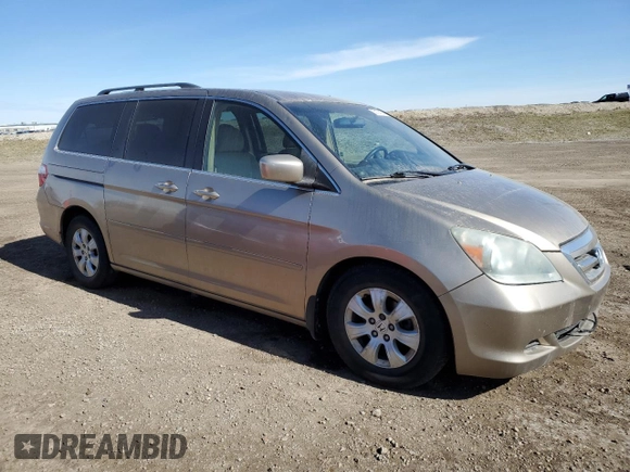 2005 Honda Odyssey EX with VIN 5FNRL38445B501098, listed as a Copart auction lot 53106755 with 236,731 mi miles and Clean Title. Bid and sale history available at carsss.com. Image 4.