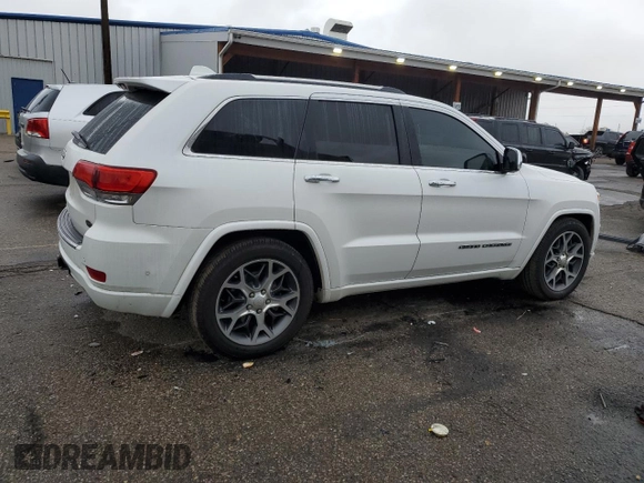 2019 Jeep Grand Cherokee Overland with VIN 1C4RJFCT7KC640527, listed as a Copart auction lot 54276725 with 282,202 mi miles and Salvage title. Bid and sale history available at DreamBid. Image 3.