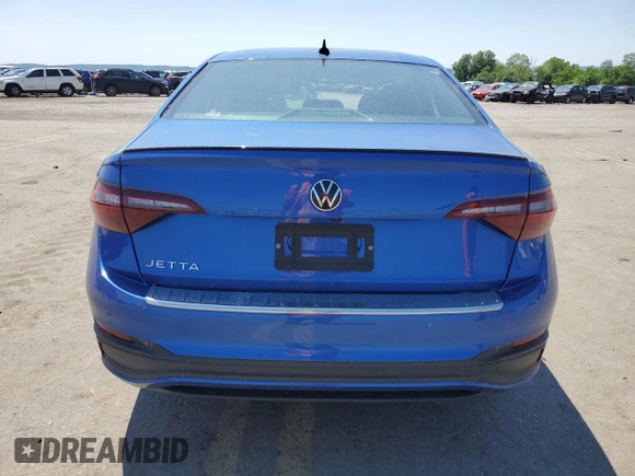 2024 Volkswagen Jetta S with VIN 3VW5M7BU0RM018413, listed as a Copart auction lot 55942274 with 3,555 mi miles and Salvage title. Bid and sale history available at DreamBid. Image 6.
