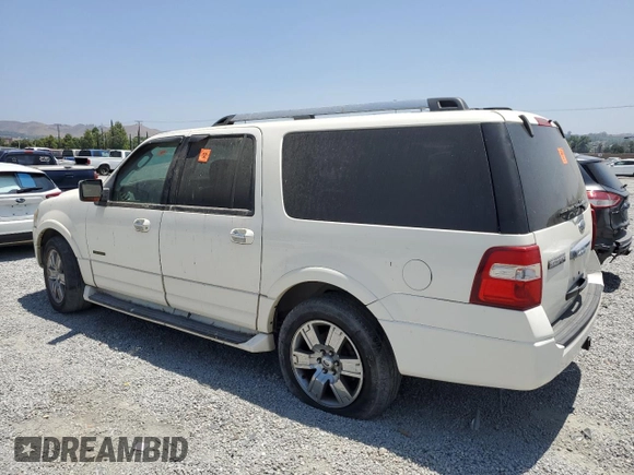 2007 Ford Expedition Max Limited with VIN 1FMFK20527LA06284, listed as a Copart auction lot 60783485 with 99,743 mi miles and Salvage title. Bid and sale history available at DreamBid. Image 2.