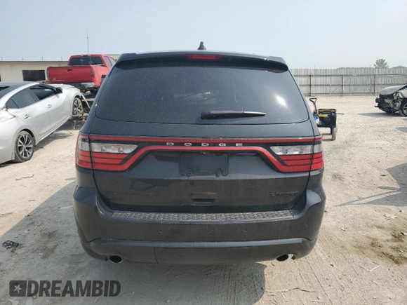 2015 Dodge Durango Limited with VIN 1C4RDJDG6FC120966, listed as a Copart auction lot 58741515 with 154,456 mi miles and Salvage title. Bid and sale history available at DreamBid. Image 6.