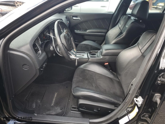 2012 Dodge Charger SRT8 with VIN 2C3CDXEJ2CH169792, listed as a Copart auction lot 88295065 with 107,255 mi miles and Salvage Title. Bid and sale history available at carsss.com. Image 7.