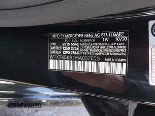 2021 Mercedes-Benz AMG GT 43 z VIN W1K7X5KB1MA037053, wystawiony jako IAAI lot #41730060 z przebiegiem 66 351 mil mil oraz . Historia ofert i sprzedaży dostępna na DreamBid. Obrazek 9.