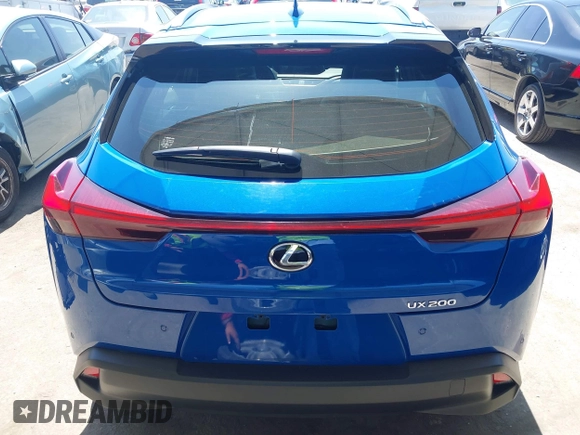 2022 Lexus UX with VIN JTHX3JBH0N2049742, listed as a IAAI auction lot 41917341 with 18,728 mi miles. Bid and sale history available at carsss.com. Image 16.
