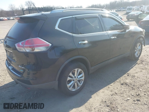 2014 Nissan Rogue S with VIN 5N1AT2MK1EC785035, listed as a IAAI auction lot 41721338 with 167,254 mi miles. Bid and sale history available at carsss.com. Image 4.