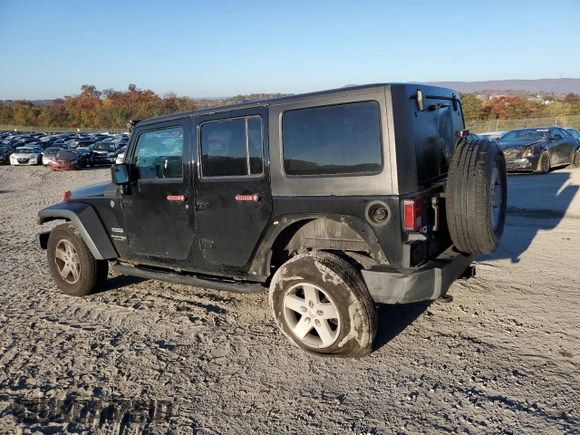2018 Jeep Wrangler JK Unlimited Sport S with VIN 1C4BJWDG2JL874348, listed as a Copart auction lot 77430104 with 115,813 mi miles and Salvage Title. Bid and sale history available at carsss.com. Image 2.