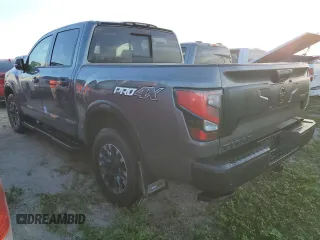 2021 Nissan Titan SV with VIN 1N6AA1ED1MN523407, listed as a Copart auction lot 76109324 with Not provided miles and Salvage title. Bid and sale history available at DreamBid. Image 2.