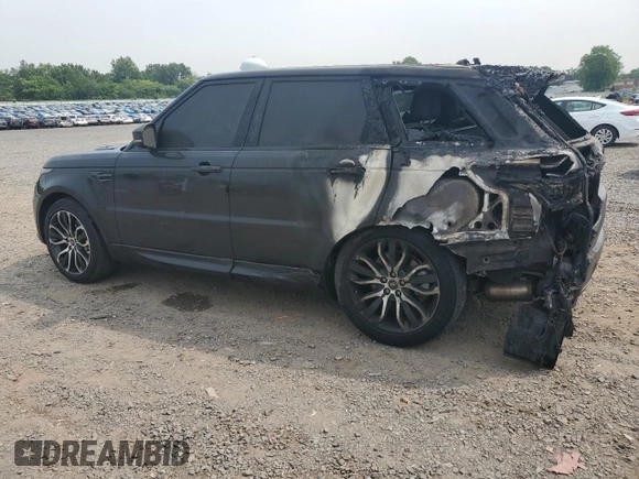2022 Land Rover Range Rover Sport HSE Silver Edition with VIN SALWR2SU8NA218435, listed as a Copart auction lot 61110485 with 35,416 mi miles and Salvage title. Bid and sale history available at DreamBid. Image 2.