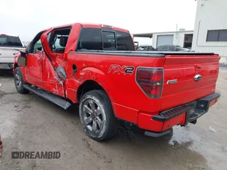 2012 Ford F-150 XL with VIN 1FTFW1CF6CKD73955, listed as a IAAI auction lot 41396812 with 209,176 mi miles. Bid and sale history available at carsss.com. Image 3.
